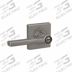 SCHLAGE RESIDENTIAL Solstice Lever Lockset: Privacy Lever Locksets, Nickel (MPN J40-SOL-619-COL). Key specifications — Ligature Resistance: Not Ligature-Resistant; Brand: SCHLAGE RESIDENTIAL; Lockset Function ANSI Code: F76; Visual Indicator Message: No Message; Lockset Style: Solstice; ADA Compliant: No; Finish: Satin Nickel-Plated : Metal.