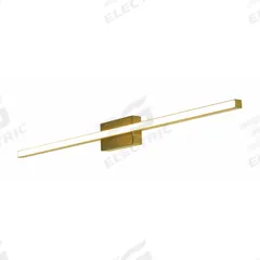 Barlow 24" LED Vanity: Satin Brass, 1,125 lm_2,600 lm, 3000K, 22 W, 120V AC, Dimmable, 24 in Lg (MPN BARV2403L30D1SB). Key specifications — Mounting Location: Wall; For Bulb Type: Integrated LED; Brand: AFX INC.; Voltage: 120V AC; Color Temperature: 3000K; Housing Finish/Housing Color (Broad): Satin Brass.