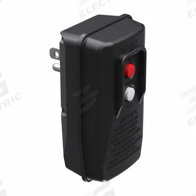 APPROVED VENDOR Plug-In GFCI: Manual Reset, 3, 5-15P Plug, 15 A Current, 125V AC, Non-NEMA - Plug-In GFCI Plugs