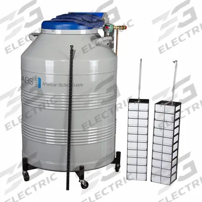AMERICAN BIOTECH SUPPLY Cryogenic Tank: 165 L Capacity, 26 7/8 in Overall Dia - Cryogenic Storage Systems