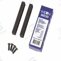WILTON Serrated Vise Jaws: Steel, For 1 in Vise Jaw Wd, 1745 (MPN 2908060P). Key specifications — attr867043: 1745; attr663946: WILTON; attr923123: Steel.