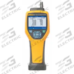 FLUKE Particle Counter: Included, NIST, 10% at 4,000,000 particles per cu ft Coincidence Loss, LCD (MPN FLUKE-985). Key specifications — Brand: FLUKE; Calibration Certificate_Broad: Included.