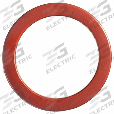 USA INDUSTRIALS Cam and Groove Gasket: 1 1/2 in For Coupling Size, Red, 2 3/16 in Outside Dia - FEP Cam & Groove Gaskets