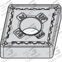 WIDIA Diamond Turning Insert: CNMG431UF, CNMG120404UF (MPN 5645600). Key specifications — attr257732: CNMG431UF; attr257733: CNMG120404UF.
