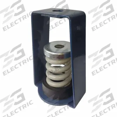 APPROVED VENDOR Hanger-Mount Vibration Isolator: Spring, 1,250 lb Capacity, 4 3/4 in Wd - Spring-Style Hanger-Mount Vibration Isolators