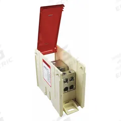 BURNDY Block Cover: 1 Poles, BDBMCS, Snap-On (MPN BDBMCSCOVER). Key specifications — Compatible with Series: BDBMCS; Brand: BURNDY; Mounting Type: Snap-On.