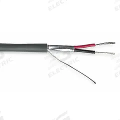 CAROL Power Limited and Communication Cable: Communications/Computer Systems/Control Systems, 24 AWG (MPN C0600A.41.10). Key specifications — Conductor Gauge: 24 AWG; Insulation Material: S-R PVC; Jacket Color: Gray; Jacket Material: PVC; Shielding Material: 100% Aluminum/Polyester Flexfoil; Solid/Stranded: Stranded.