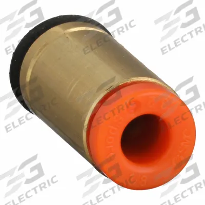 SMC Push-Fit Adapter Fitting: 5/32 in OD x 5/32 in Pipe Size, Push-to-Connect x MUNF - Polybutylene & Brass Tube Fittings