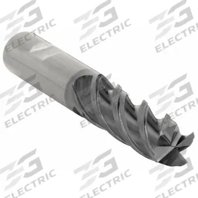 WIDIA HANITA Corner Chamfer End Mill: Carbide, TiAlN Coated, 4 Flute, 1" Mill Dia, 3" LOC - Fast-Cutting Carbide Corner-Chamfer End Mills for Steel & Cast Iron