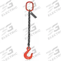 LIFT-ALL Single Leg Chain Sling: 3/4 in Chain Trade Size, 100 Chain Grade, Sling Hook, Alloy Steel (MPN 34SOSW10X20). Key specifications — Hook Type Included: Sling Hook; Brand: LIFT-ALL.