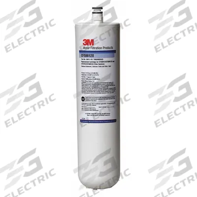 3M WATER FILTRATION PRODUCTS Quick-Connect Water Filter: 0.5 micron, 1.5 gpm - Quick-Connect Drinking Fountain & Beverage Machine Water Filters
