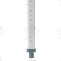 METRO Shelving Post: 61 3/16 in x 1 3/4 in, Taupe, Polymer, Epoxy Coated (MPN MX63P-4). Key specifications — Material: Polymer; Finish: Epoxy Coated; Color: Taupe; Brand: METRO.