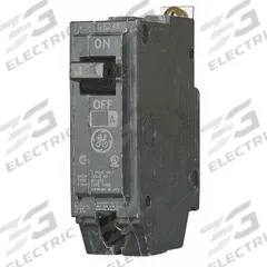 GE Miniature Circuit Breaker: THQB, 70 A, 120/240V AC, Single Phase, 10kA at 120/240V AC, Std (MPN THQB1170). Key specifications — attr195972: 70 A; attr195973: 120/240V AC; attr195974: Single; attr195975: 10kA at 120/240V AC; attr195976: Load Centers.