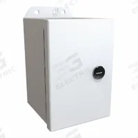 HAMMOND Electrical Enclosure: Steel, 6 in x 4 in x 4 in, NEMA 12/13/3R/4, w/Panel, Solid Cover, IP66 (MPN EJ644LG). Key specifications — Closure Method: Latches; Brand: HAMMOND; Knockouts: Not Included.