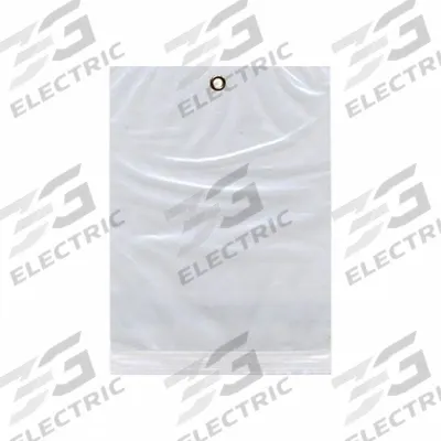 APPROVED VENDOR Reclosable Bag: 4 mil Thick, 5 1/2 in Wd, 9 in Lg, Hang Hole Included - Hang-Hole Reclosable Poly Bags
