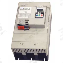 EATON Soft Start: 600V AC, 240 A Output Current, With Bypass, NEMA 0, 60/50 Hz, Three Phase, 24V DC (MPN S811+T24N3S). Key specifications — Control Voltage: 24V DC; Manufacturer Part Number: S811+T24N3S.
