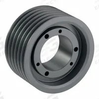 APPROVED VENDOR V-Belt Pulley: 3V530, 6 Groove, 5.3 in OD, Bushed Bore, SK, For 3V/3VX Belt Section (MPN 63V530SK). Key specifications — Pulley Industry Number: 3V530; Pitch Diameter: 5.3 in (3V); For Belt Section (broad, with similar types): 3V or 3VX.
