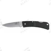 GERBER Folding Knife: 2 in Blade Lg, 2 1/2 in Closed Lg, 4 1/2 in Overall Lg, Plastic, Straight (MPN 46050). Key specifications — attr307537: Plastic; attr307538: No; attr324882: GERBER.