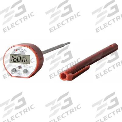 TAYLOR Digital Thermometer: -40°F to 450°F /-40°C to 230°C, ±1°F @ 0 to 230°F - NSF-Rated Digital Pocket Thermometers