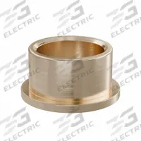 Flanged Sleeve Bearing: Bronze, SAE 841, 1 in Bore, 1 1/4 in OD, 3/4 in Lg, -35°F to 300°F, 3 PK (MPN FF1214-01B). Key specifications — System of Measurement: Inch; Material Grade: SAE 841; Flange Type: Flanged; Brand: OILITE.