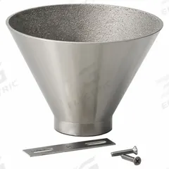 JAY R. SMITH MFG. CO Funnel Assembly: 6 in Overall Wd, 4 1/4 in Overall Ht, Cast Bronze, Bronze (MPN 3581NB). Key specifications — Material: Cast Bronze; Connection Type: Screw; Brand: JAY R. SMITH MFG. CO; Color: Nickel Bronze.