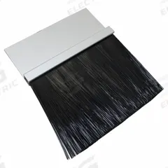 AMERICAN GARAGE DOOR SUPPLY Brush Seal: Straight, Polypropylene, 3 in Brush Lg, 1 1/2 in Holder Lg (MPN BPS153-94). Key specifications — Brush Material: Polypropylene; Includes: Galvanized Self-Drilling Mounting Screws; Width Type: Single; Brand: AMERICAN GARAGE DOOR SUPPLY.