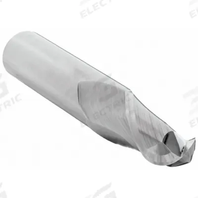 CLEVELAND Ball End Mill: Carbide, 2 Flute, 9/16" Mill Dia, 1-1/4" LOC, 3-1/2" OAL (MPN C60960) - Carbide Ball End Mills for Aluminum