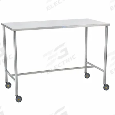 BLICKMAN Instrument Table: 20 in Overall Wd, 34 in Overall Ht, 4 ft Overall Lg, Stainless Steel - Fixed-Height Stainless Steel Surfaced Lab Tables
