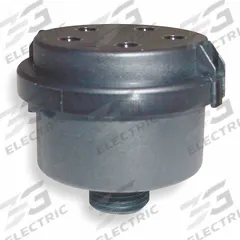 SOLBERG Filter Silencer: 1/4 in (M)NPT Inlet Size, 4 cfm, 2.13 in Overall Ht, 2.62 in Outside Dia (MPN PS-04-025). Key specifications — attr60071: PS-04-025; attr60074: SOLBERG.