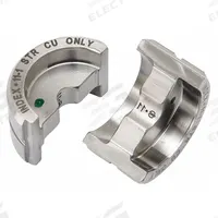 BURNDY Upper and Lower Crimping Die: 1 AWG Copper Lug, YA/YS, 1 Sizes, 12 ton Max Crimping Force (MPN U1CRT1). Key specifications — attr511073: YA; attr511072: Copper; attr473934: BURNDY; attr511069: Green; attr542116: 1 AWG Copper Lug; attr511067: Y46.