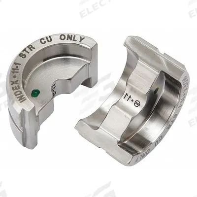 BURNDY Upper and Lower Crimping Die: 1 AWG Copper Lug, YA/YS, 1 Sizes - Burndy Replacement Crimping Dies