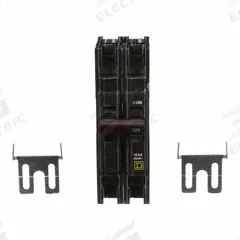 SQUARE D Miniature Circuit Breaker: 125 A, 120/240V AC, Single Phase, 10kA at 120/240V AC, 2 Poles (MPN QOU2125). Key specifications — Phase: Single; Amps: 125 A; AC Voltage Rating: 120/240V AC; Max. AIR Rating: 10kA at 120/240V AC; For Use With: Air Conditioning and Refrigeration Equipment; Brand: SQUARE D.