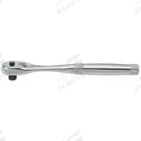 PROTO Hand Ratchet: Pear, Reversible, 15 in Overall Lg, Chrome, 8° Min Arc Swing, 1/2 in Drive Size (MPN J5450XLQR). Key specifications — attr1205598: Reversible; attr1205605: Quick-Release Included; attr1205626: Chrome; attr1228094: Proto; attr1205607: Pear; attr1205624: PROTO.