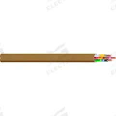SOUTHWIRE Thermostat Wire: 18 AWG Conductor Size, 10 Conductors, 250 ft Overall Lg, 150 V Volt (MPN 553105407)