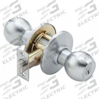 BEST Door Lockset: Classroom Security Knob Locksets, Chrome, Interchangeable Core (MPN 8K37W4AS3626). Key specifications — Lockset Style: 8K Round.