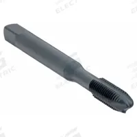 CHICAGO-LATROBE Spiral Point Tap: 1/4"-20 UNC, H3 / 2B, 3 Flute, Plug Chamfer, Black Oxide Cobalt (MPN 330313)