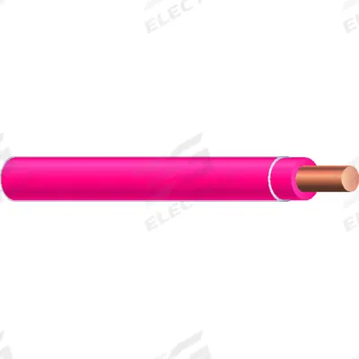 SOUTHWIRE Wire: Copper, 16 AWG, 1 Conductors, Solid, Red, 500 ft Lg - Copper TFN/TFFN Building Wires