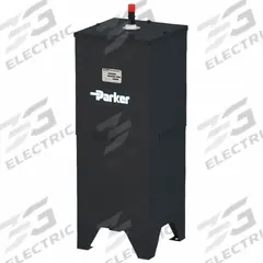 PARKER Reservoir Isolator: 5 gal Nominal Capacity, SAE #16 Port Size, 12.9 in Overall Wd, Steel (MPN KVE005M50A1). Key specifications — attr98935: PARKER; attr96944: SAE #16; attr96947: Steel.