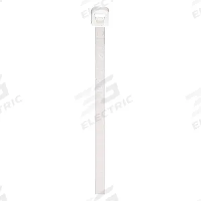 PANDUIT Cable Tie: 4 in Nominal Lg, 4 in Nominal Max. Bundle Dia., 0.1 in Wd, Natural - All Purpose Nylon Cable Ties