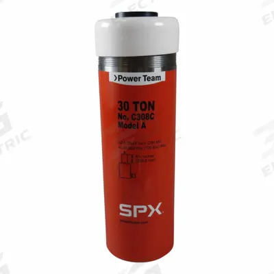 POWER TEAM Standard Hydraulic Rams: Single Acting, 30 ton Nominal Capacity - General Purpose Rams
