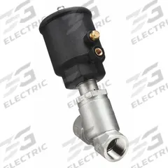 ASCO Angle Body Piston Valve: 2-Way, Normally Closed, 3/4 in Pipe Size, Stainless Steel Body (MPN 8290B048). Key specifications — Brand: ASCO; Nominal Pipe Size: 3/4 in; Operating Environment: Indoor.