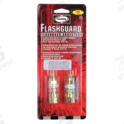 HARRIS Flashback Arrestor Set: Torch Mount, 9/16"-18 - Flashback Arrestors