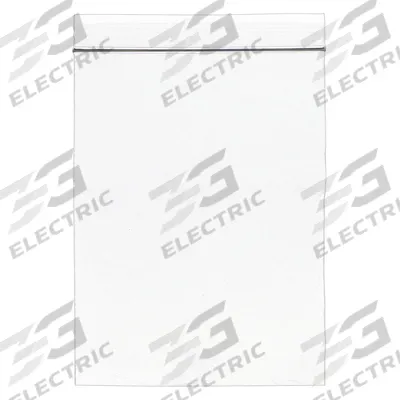 APPROVED VENDOR Reclosable Bag: 4 mil Thick, 6 in Wd, 8 in Lg, Hang Hole Not Included - Double-Zip Reclosable Poly Bags