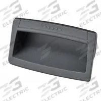 ELESA Recessed Pull Handle: Snap-In, Plastic, Black, Tray, 3.5 in Overall Lg, Rectangular (MPN EPR.90-PF-C1). Key specifications — Mounting Type: Snap-In; Brand: ELESA; Color: Black; Finish: Matte; Material Family: Plastic.