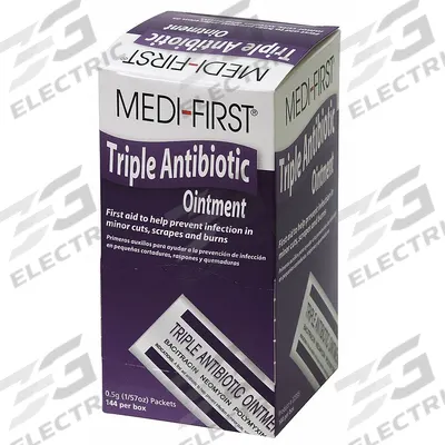 MEDI-FIRST Topical Antibiotic Ointment: Ointment, 0.5 g Size - Antibiotic Ointments & Creams