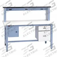 PRO-LINE Workbench with Riser: Adj Ht, Laminate, 60 in x 30 in, 5,000 lb Overall Load Capacity, Blue (MPN BIB12). Key specifications — attr648363: PRO-LINE; attr648382: Adjustable Height.