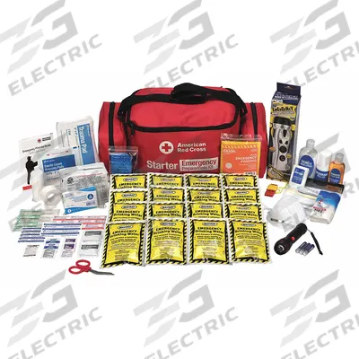 AMERICAN RED CROSS First Aid Kit: 68 Components, Duffel Bag - Emergency Survival Kits