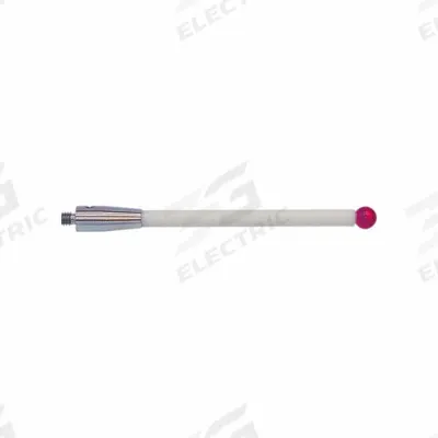 INSIZE M4 Stylus: CMM Straight Stylus, Ball, Straight, 0.079 in Ruby Ball Tip - Straight CMM Styli