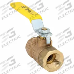 APOLLO Manual Two-Way Ball Valve: 1/2 in, Bronze, Straight, FNPT x FNPT, 600 psi Max. Pressure (CWP) (MPN 77C10301A). Key specifications — Brand: APOLLO; Handle: Lever.