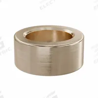 Sleeve Bearing: Bronze, SAE 841, 6 mm Bore, 9 mm OD, 4 mm Lg, 49,938 lb/sq in-fpm Max PV, 10 PK (MPN AAM0609-04B). Key specifications — System of Measurement: Metric; Material Grade: SAE 841; Brand: OILITE.